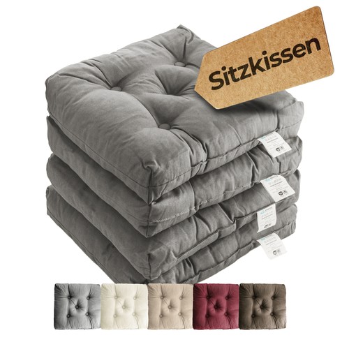 2er set sitzkissen stuhlkissen - set,