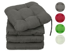 4er Set Stuhlkissen Sitzkissen