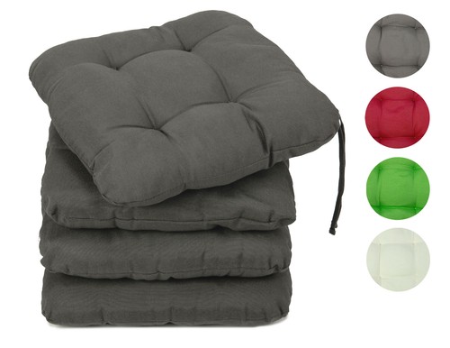 4er set stuhlkissen - set,